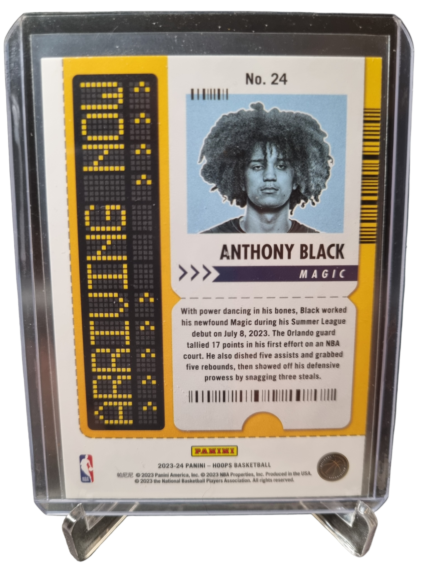 2023-24 Panini Hoops Winter #24 Anthony Black Rookie Card Arriving Now