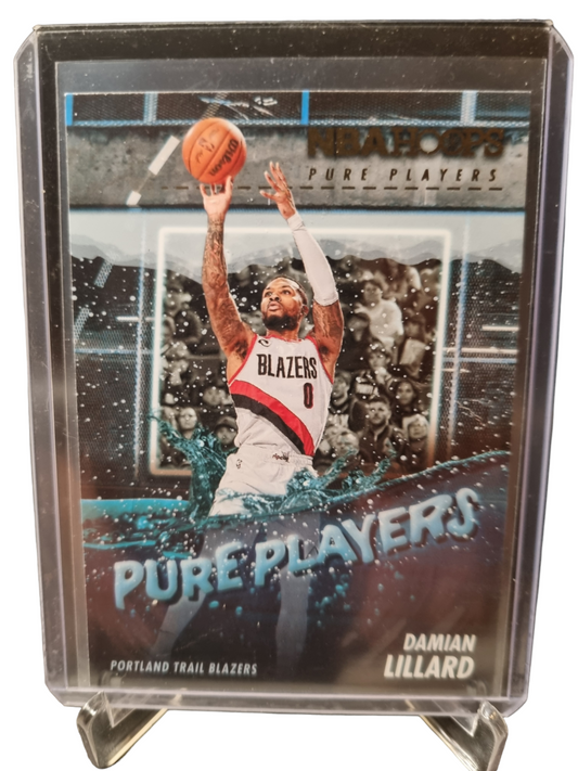 2023-24 Panini Hoops Winter #7 Damian Lillard Pure Players