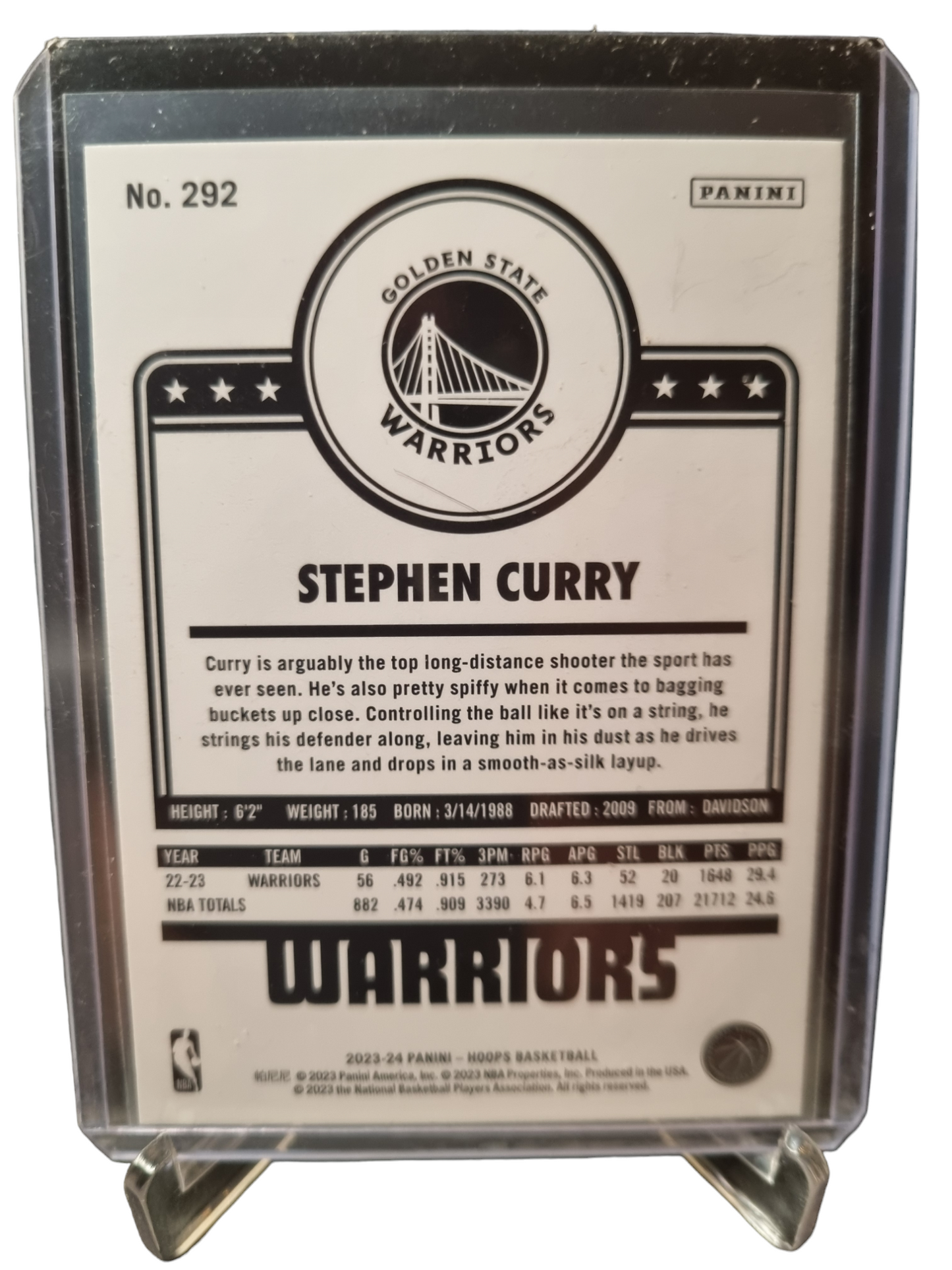 2023-24 Panini Hoops Winter #292 Stephen Curry