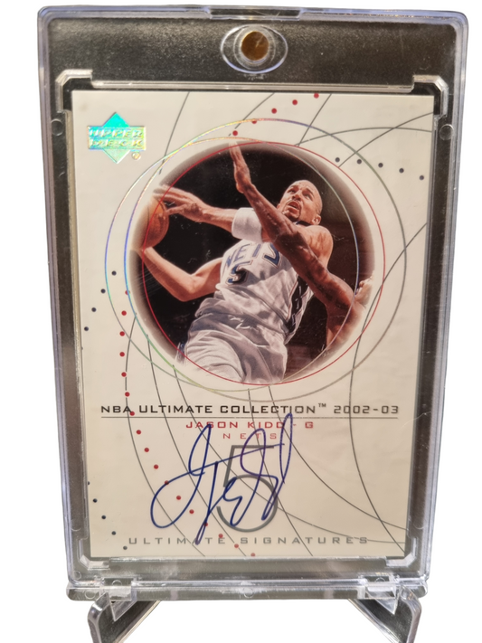 2002-03 Upper Deck #JK-S Jason Kidd Ultimate Signatures On Card Autograph