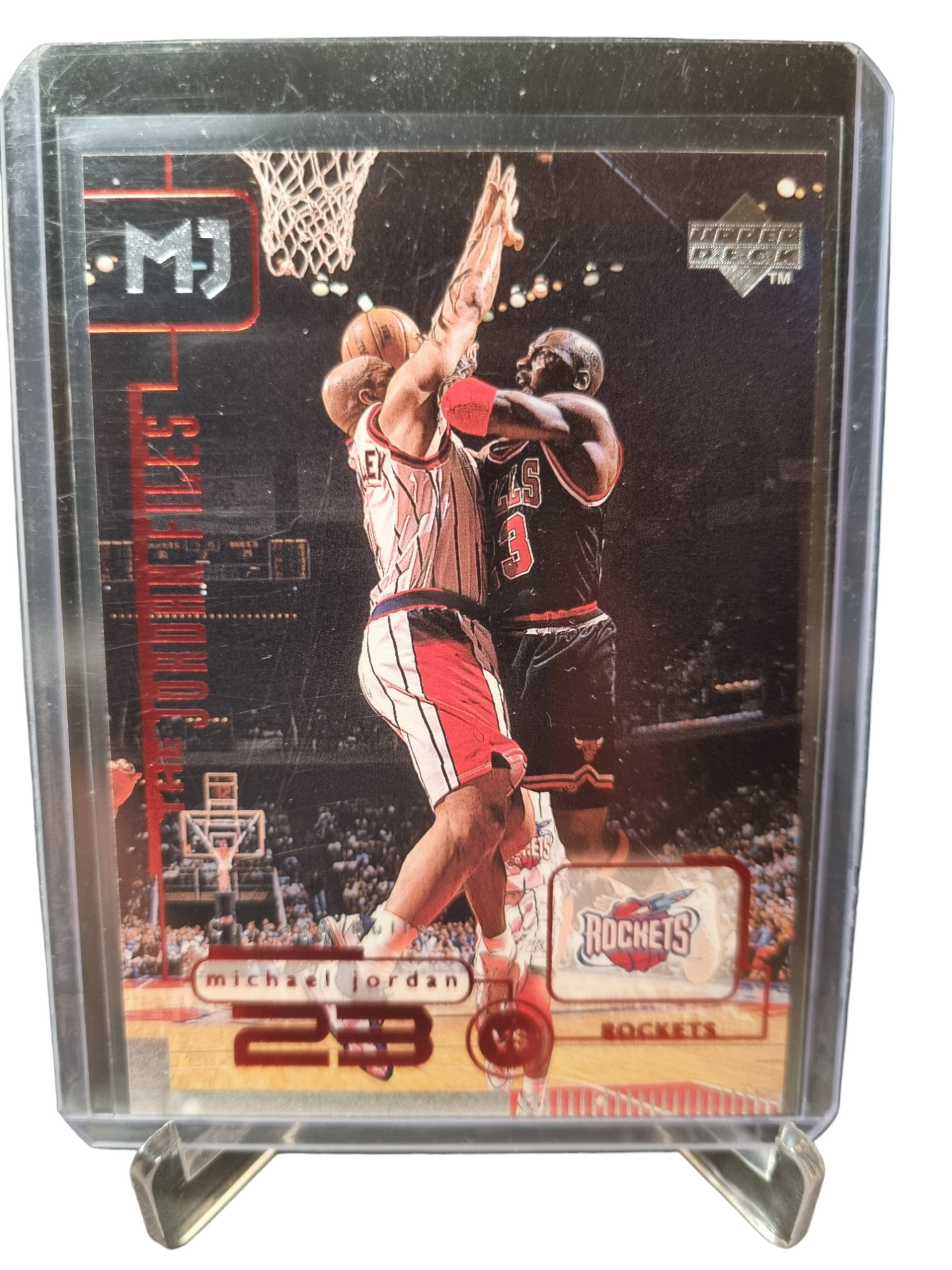 1996 Upper Deck #144 Michael Jordan 23 vs Rockets