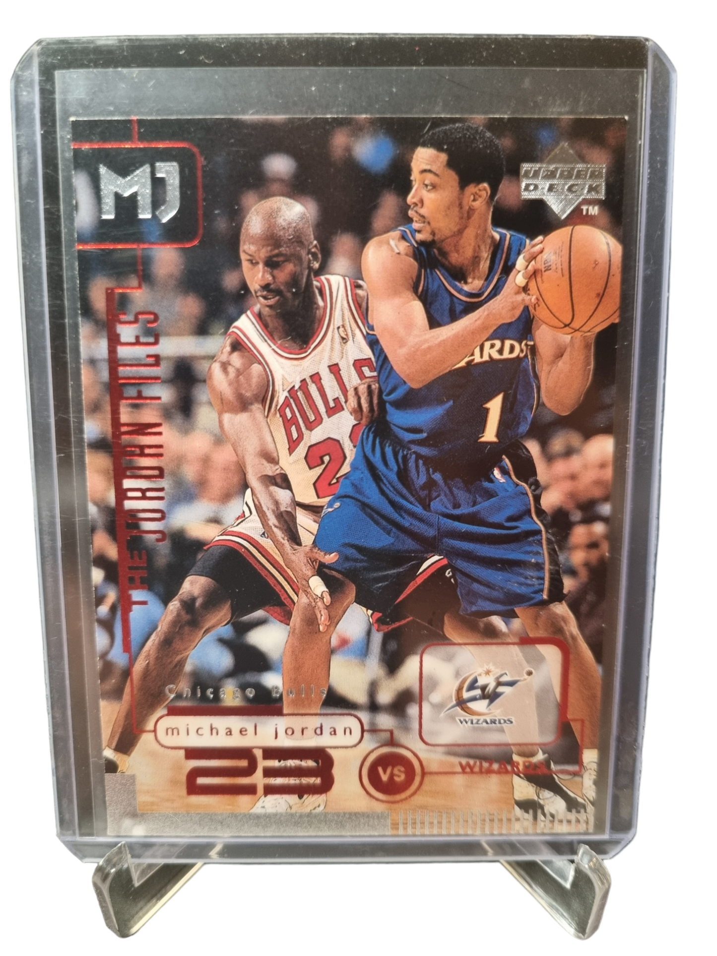 1996 Upper Deck #163 Michael Jordan 23 vs Wizards