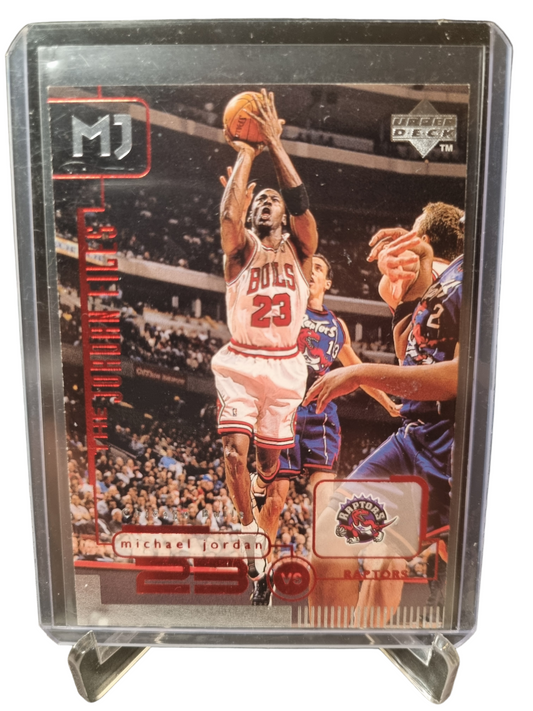 1996 Upper Deck #160 Michael Jordan 23 vs Raptors