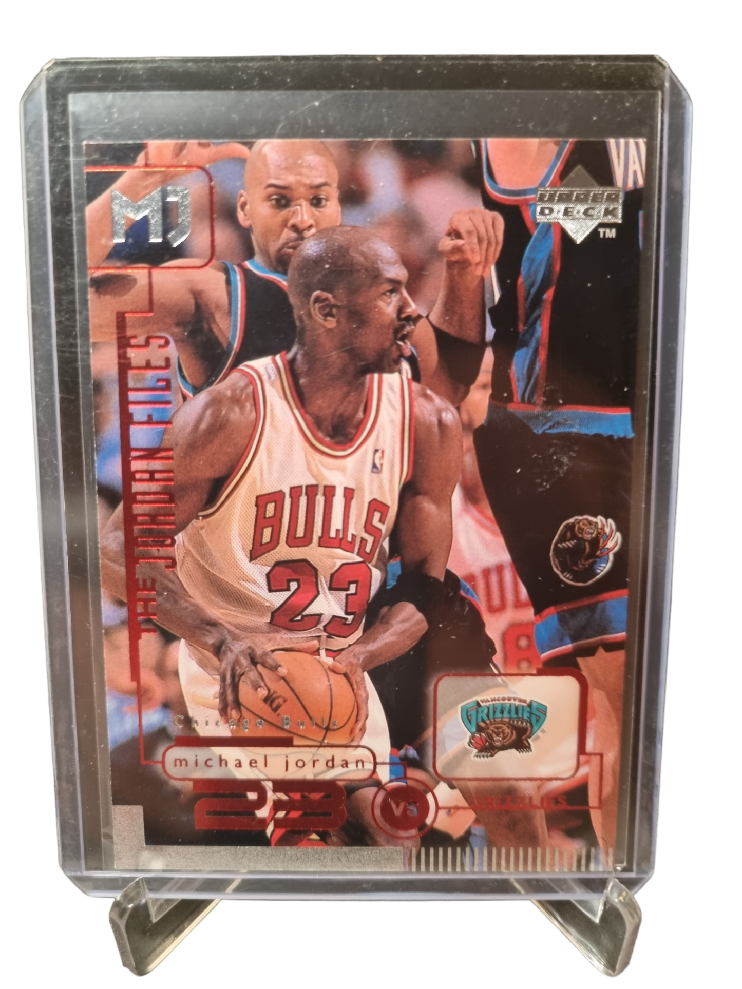 1996 Upper Deck #162 Michael Jordan 23 vs Grizzlies