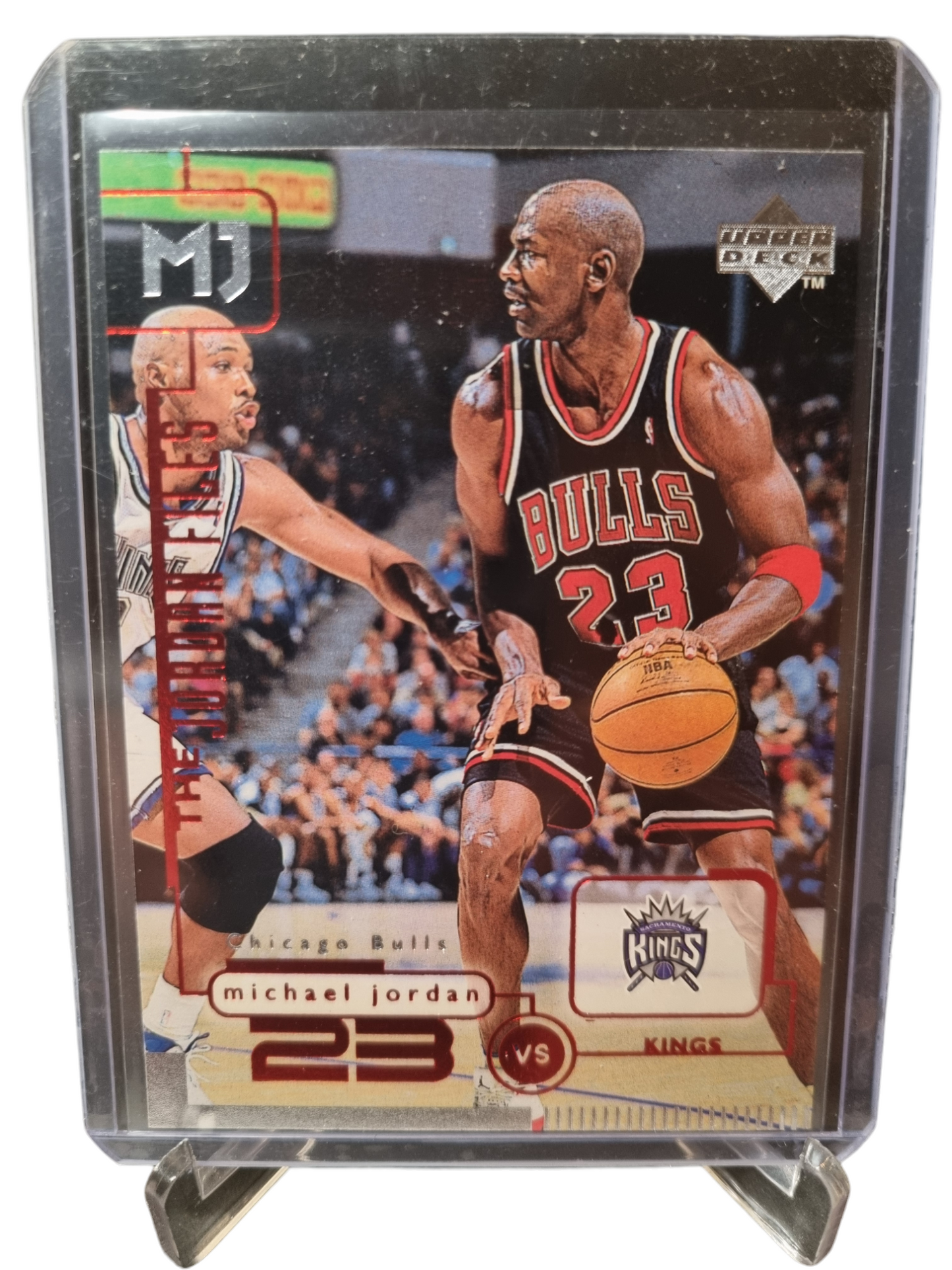 1996 Upper Deck #157 Michael Jordan 23 vs Kings