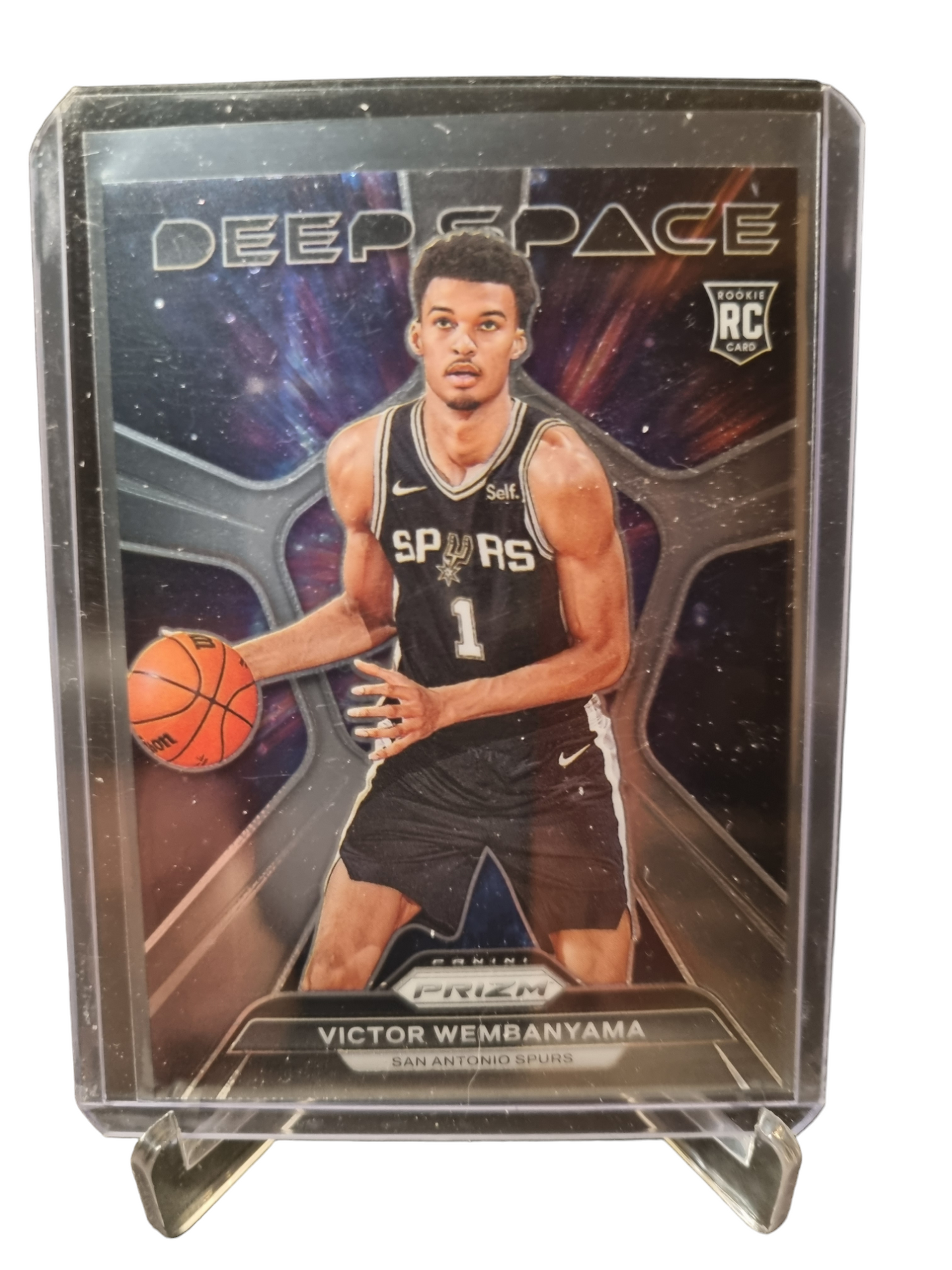 2023-24 Prizm #1 Victor Wembanyama Rookie Card Deep Space