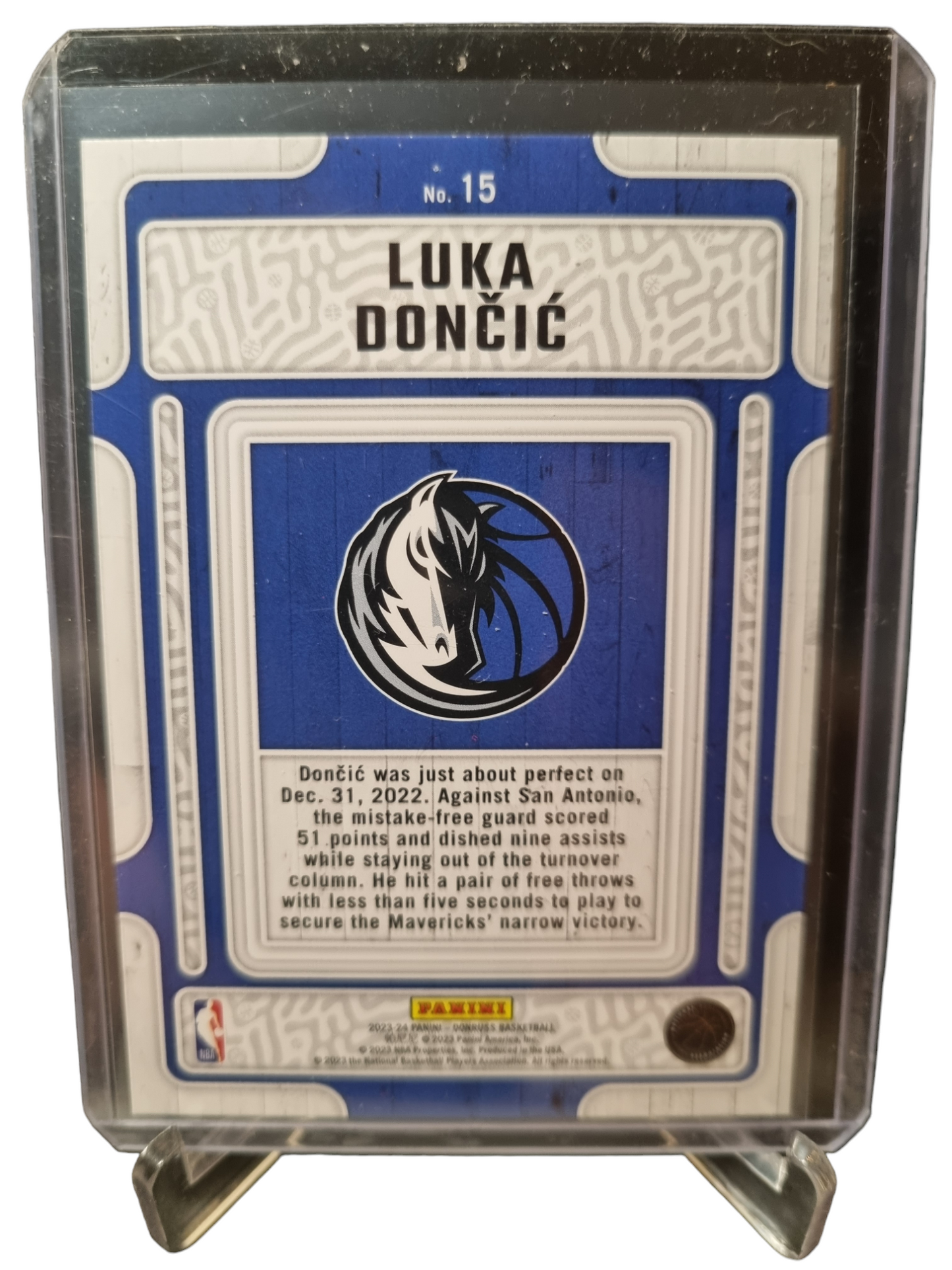 2023-24 Panini Donruss #15 Luka Doncic Hardwood Masters