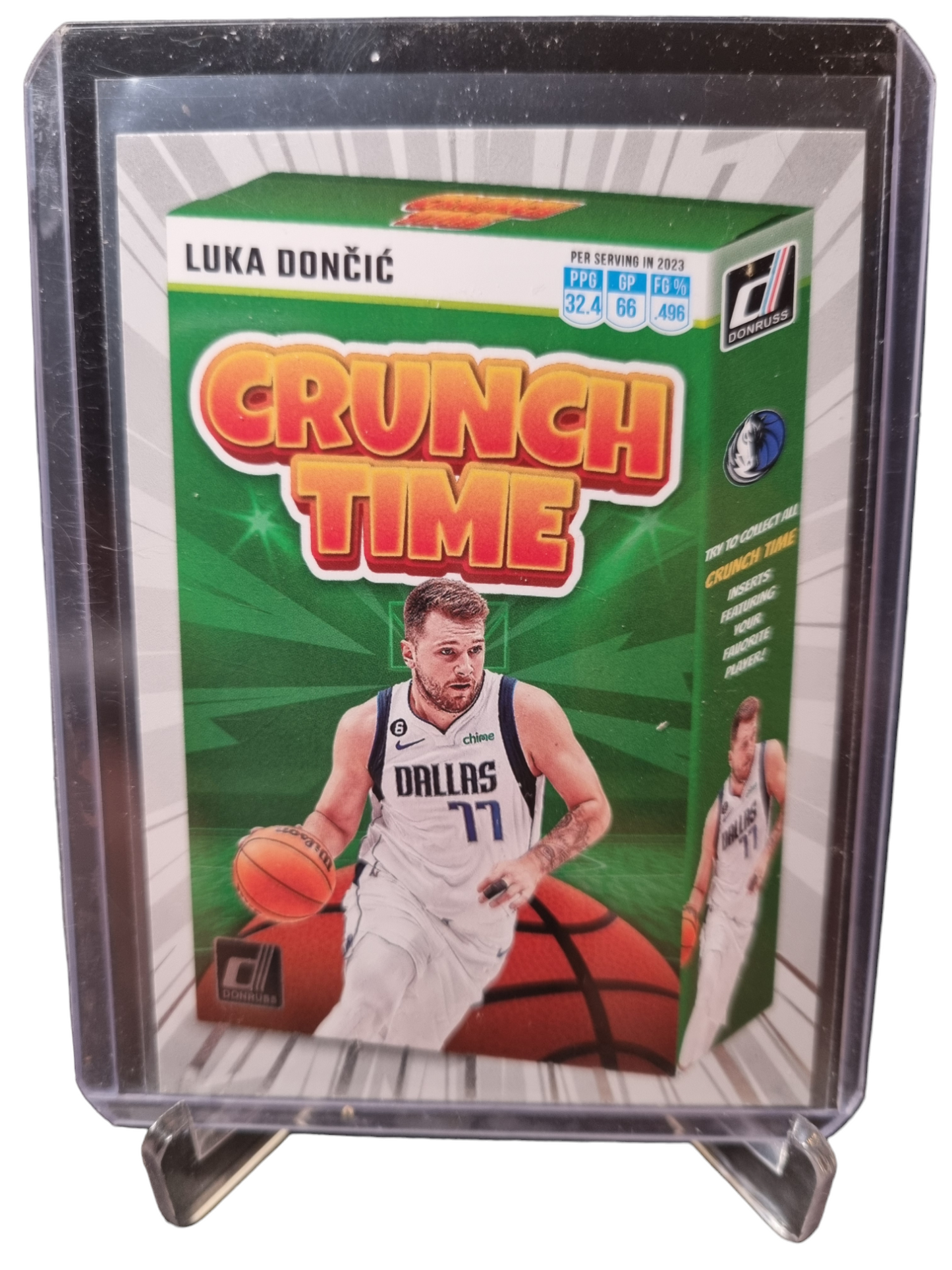 2023-24 Panini Donruss #1 Luka Doncic Crunch Time