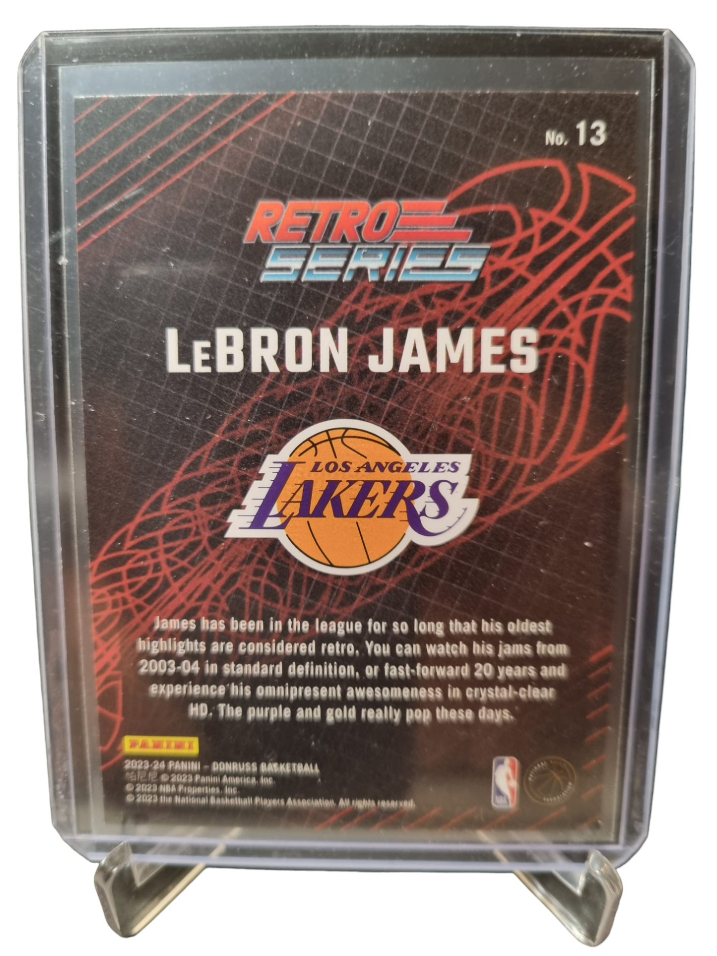 2023-24 Panini Donruss #13 Lebron James Retro Series