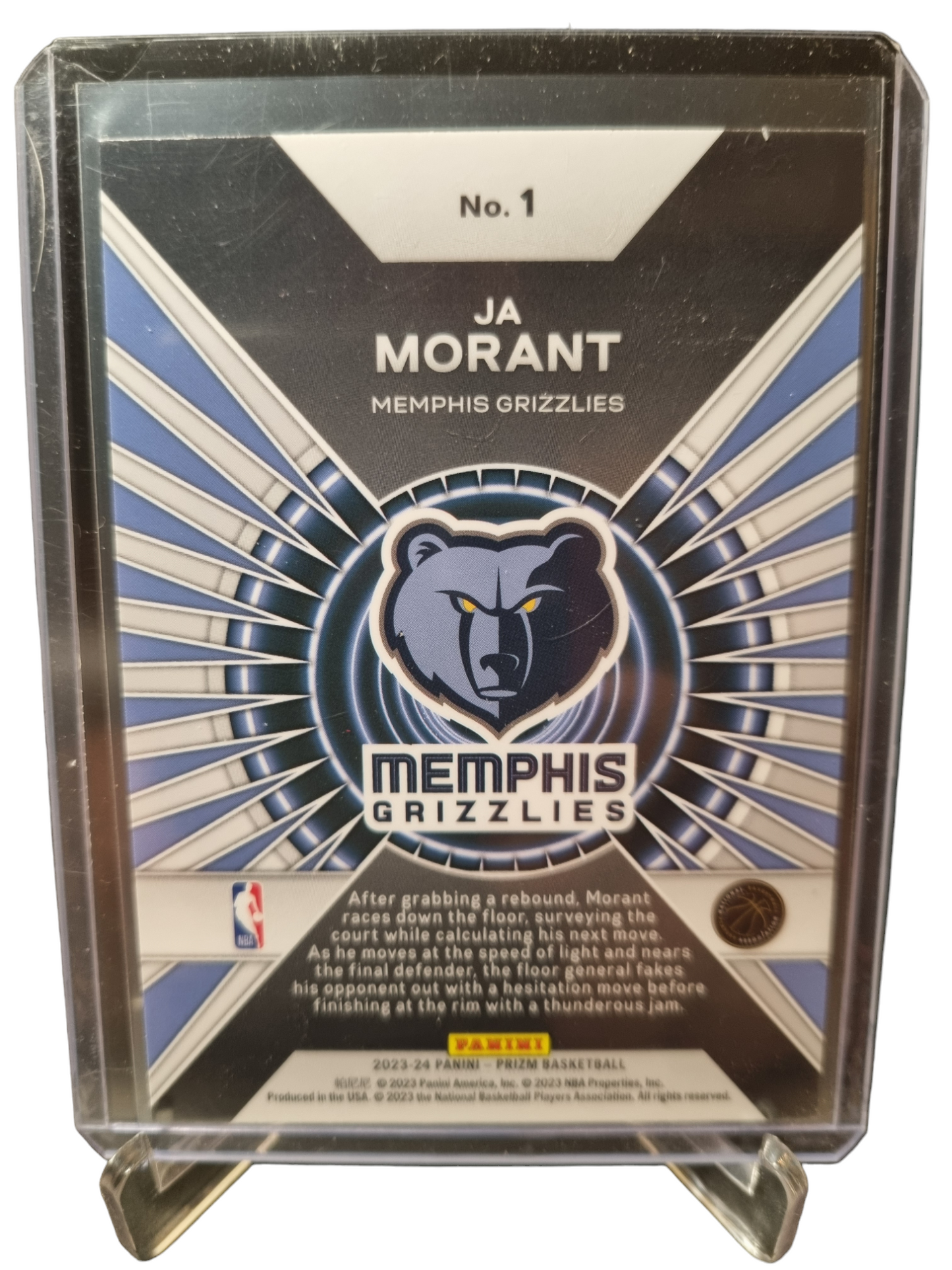 2023-24 Panini Prizm #1 JA Morant Dominance