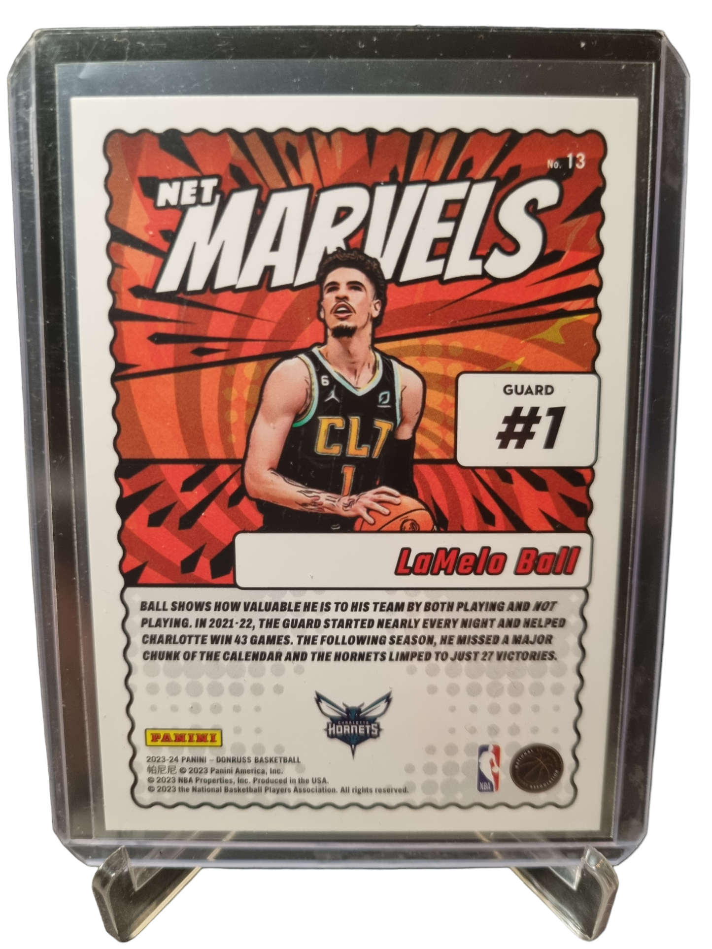 2023-24 Panini Donruss #13 LaMelo Ball Net Marvels