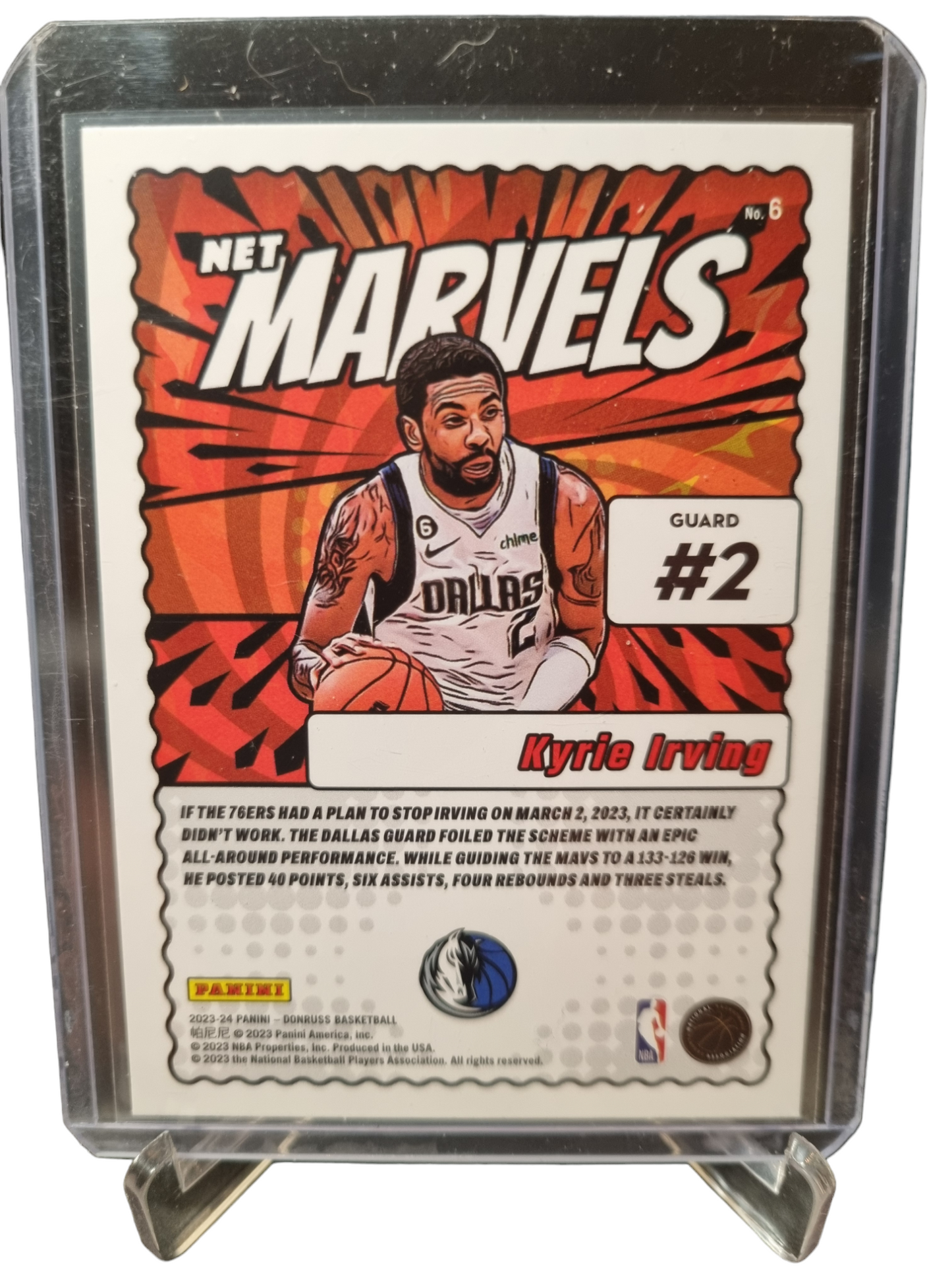 2023-24 Panini Donruss #6 Kyrie Irving Net Marvels