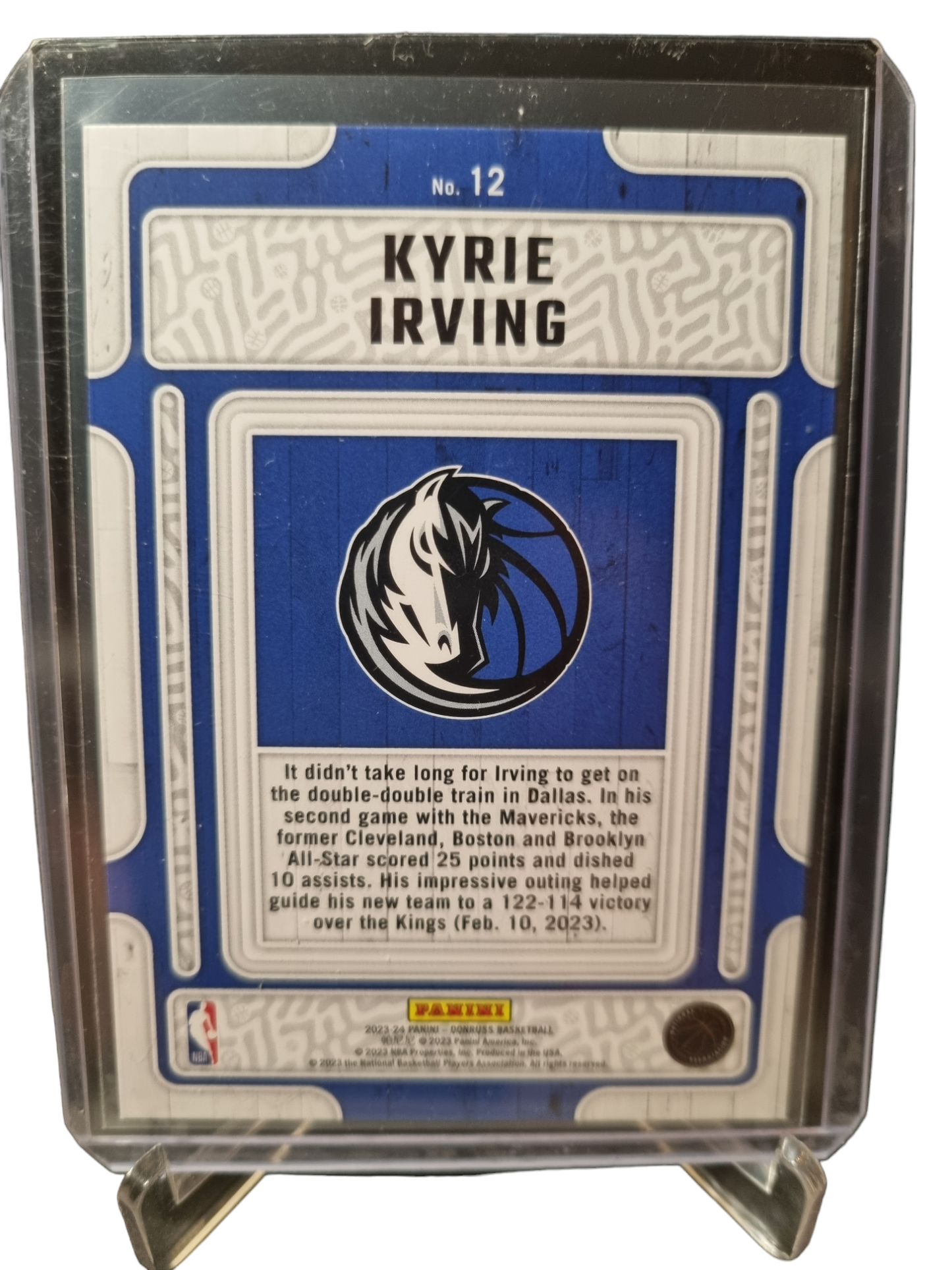 2023-24 Panini Donruss #12 Kyrie Irving Hardwood Masters