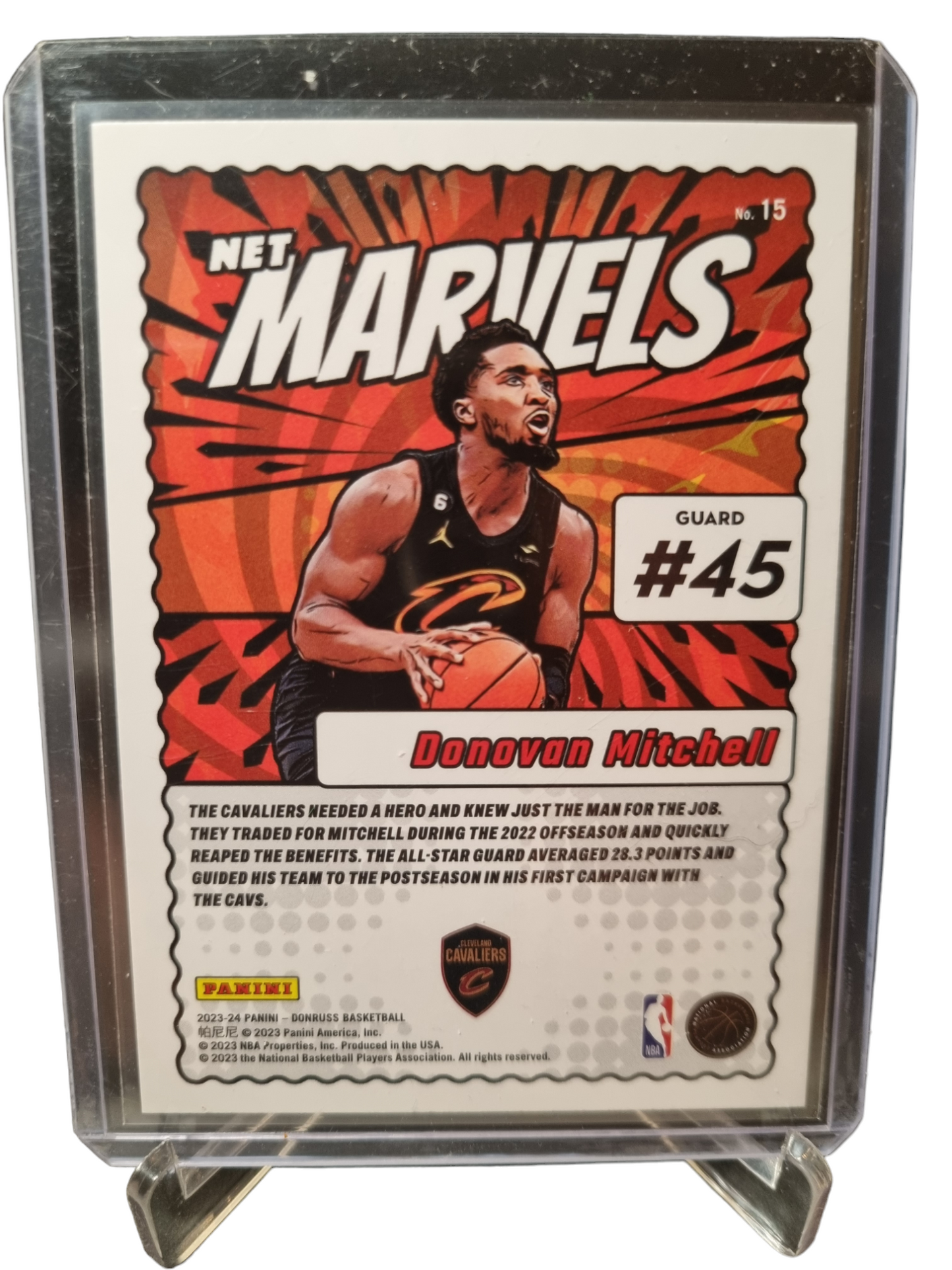 2023-24 Panini Donruss #15 Donovan Mitchell Net Marvels