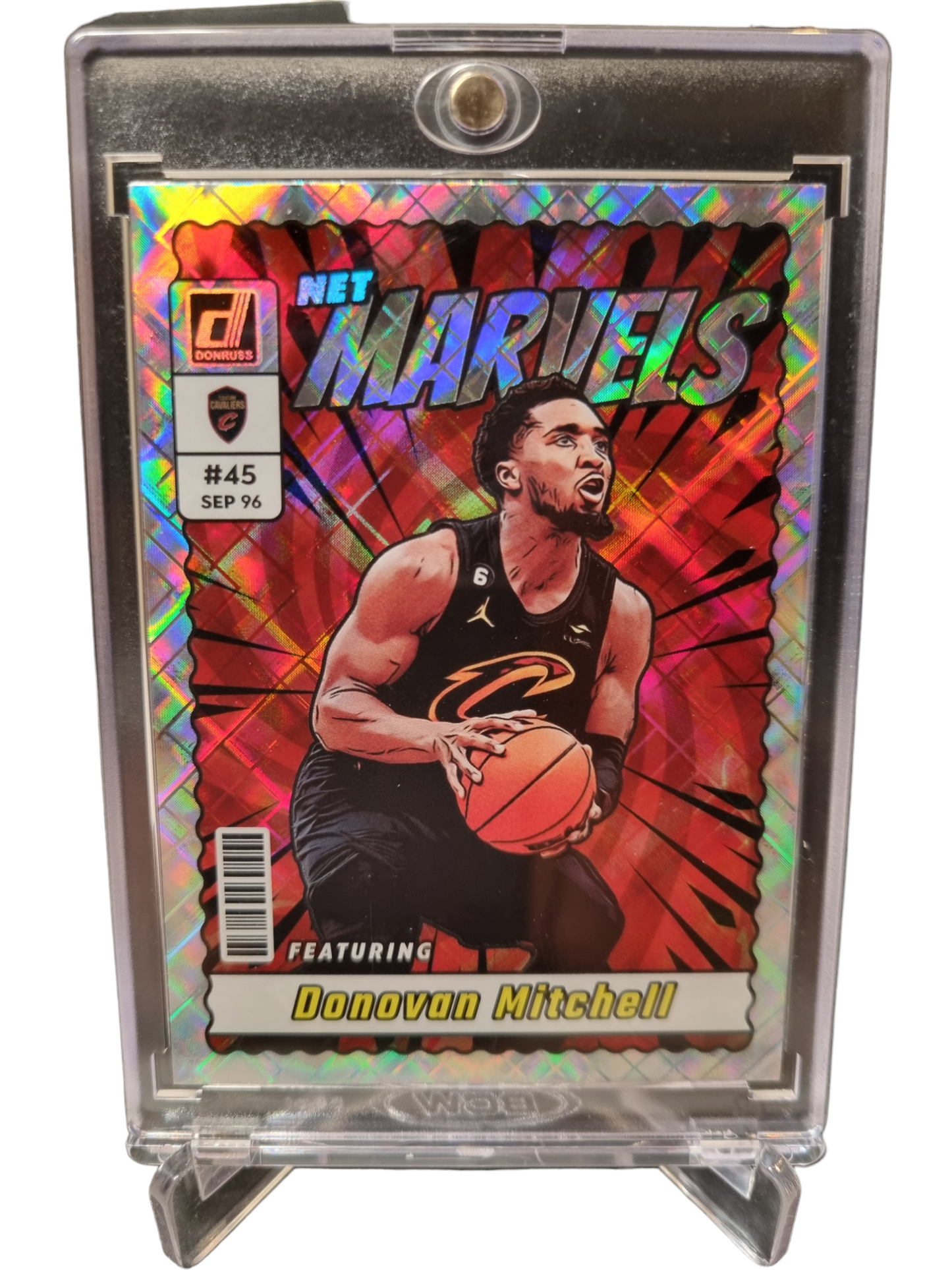 2023-24 Panini Donruss #15 Donovan Mitchell Net Marvels Diamond Donruss Exclusive SSP