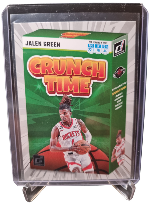 2023-24 Panini Donruss #9 Jalen Green Crunch Time