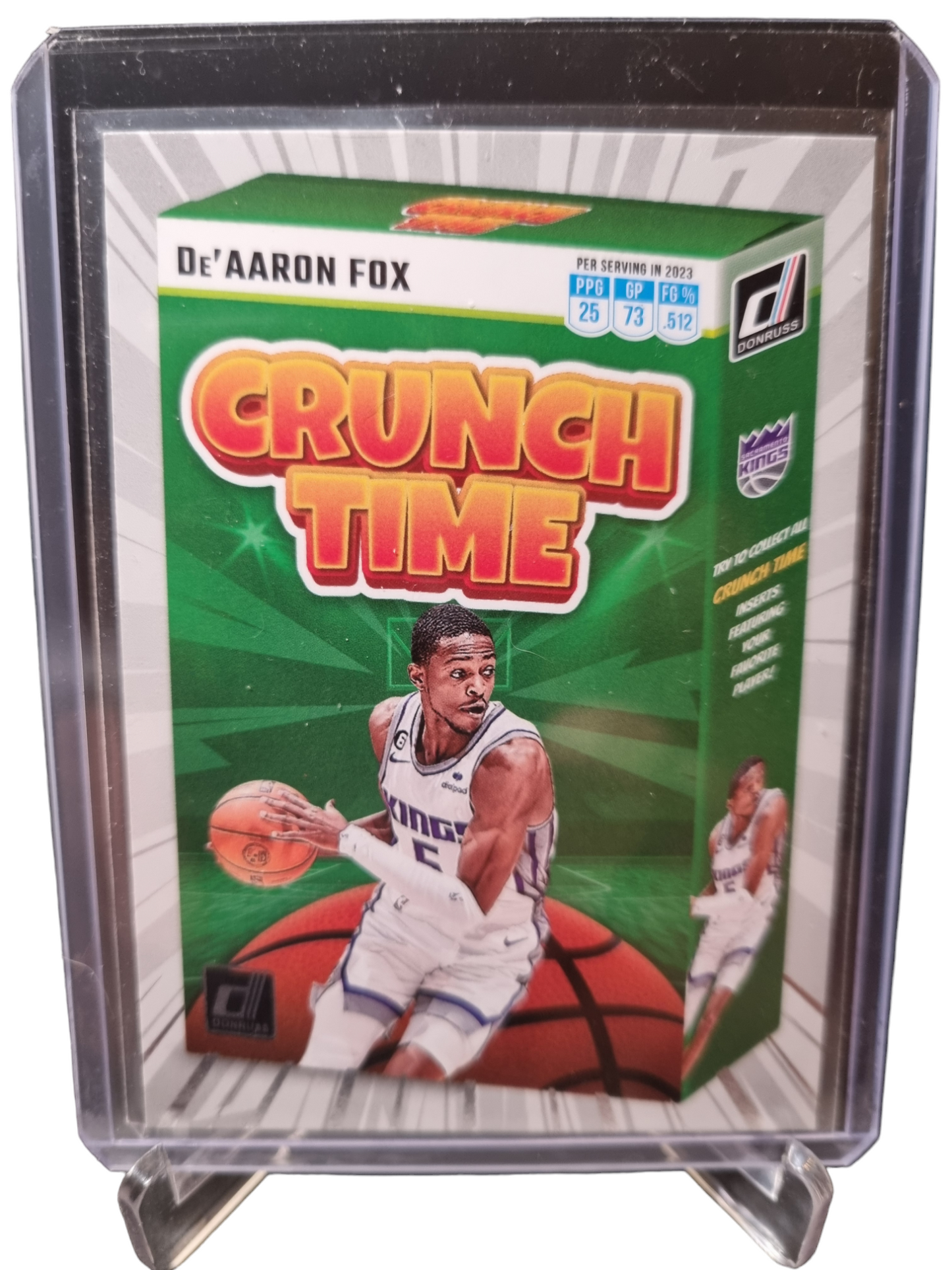 2023-24 Panini Donruss #3 De'Aaron Fox Crunch Time