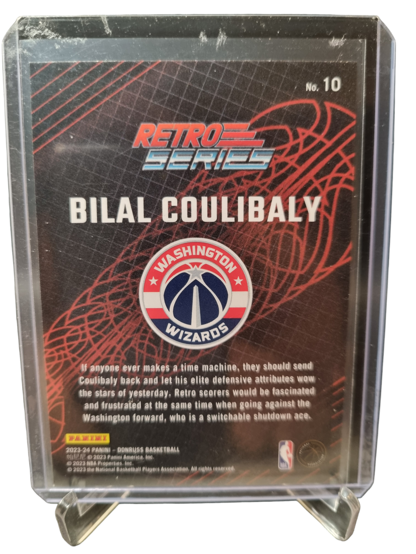 2023-24 Donruss #10 Bilal Coulibaly Rookie Card Retro Series