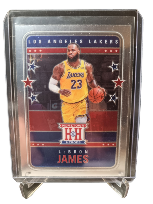 2020-21 Panini Chronicles Home Town Heros #557 Lebron James