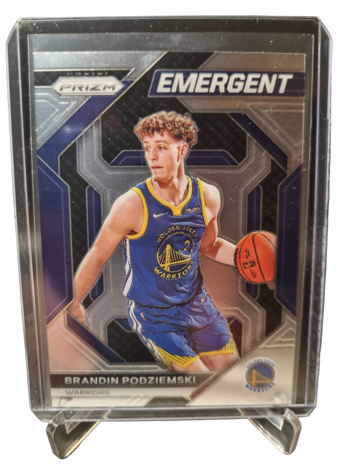 2023-24 Panini Prizm #24 Brandin Podziemski Rookie Card Emergent