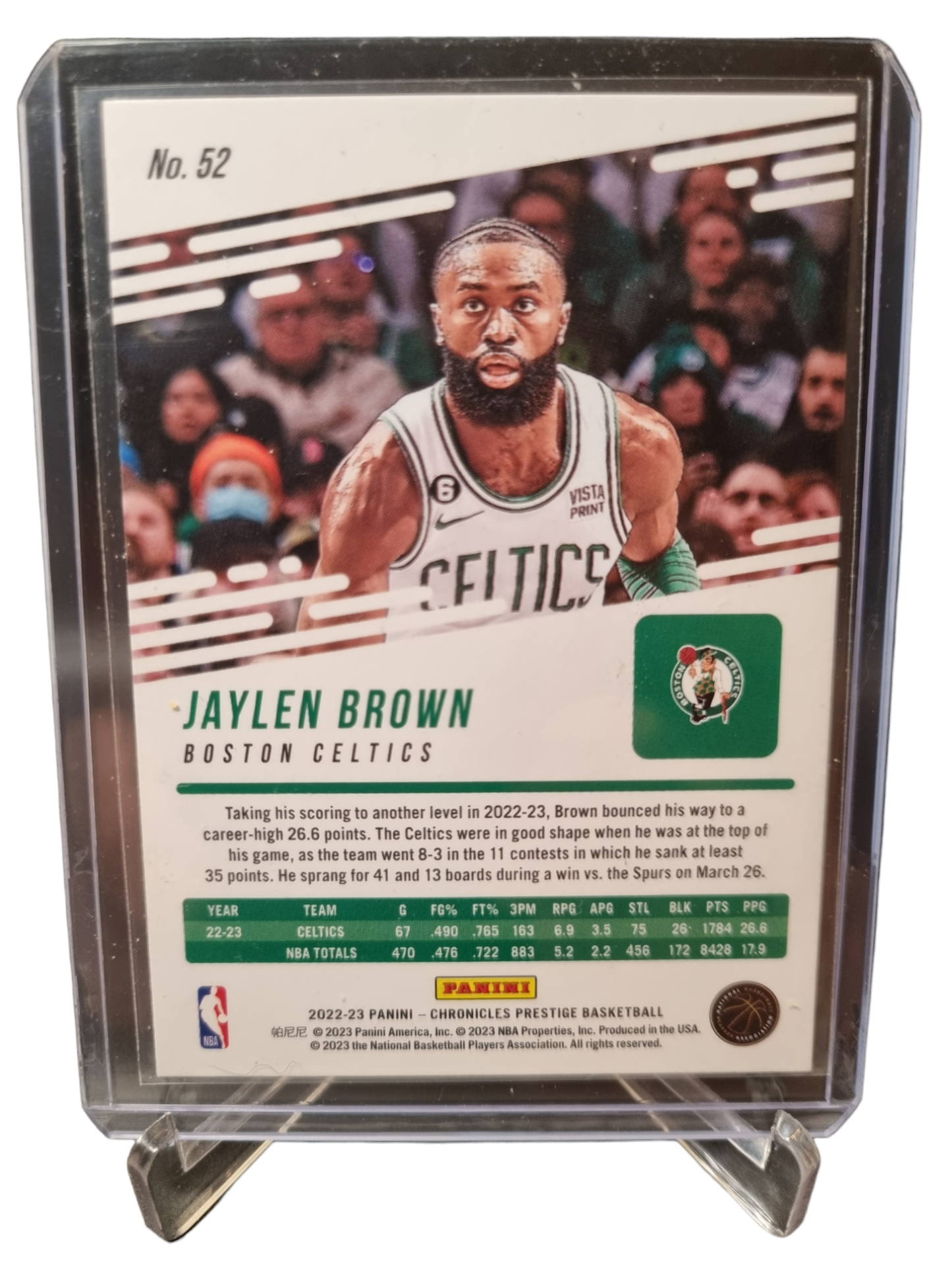 2022-23 Panini Chronicles Prestige #52 Jaylen Brown