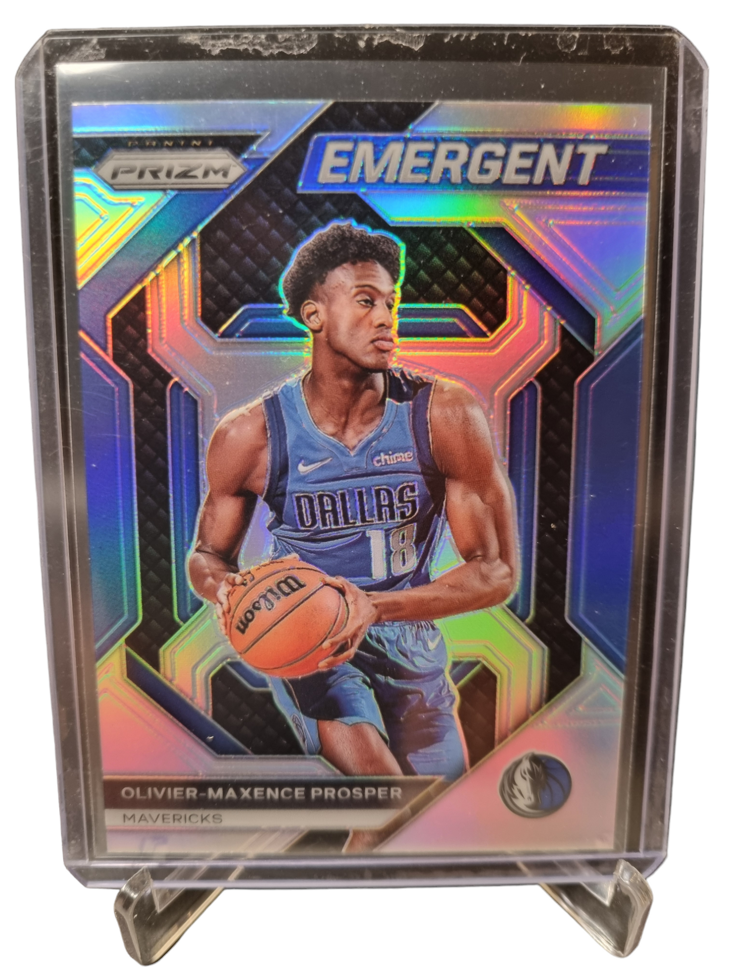 2023-24 Panini Prizm #28 Oliver-Maxence Prosper Rookie Card Emergent Silver Prizm