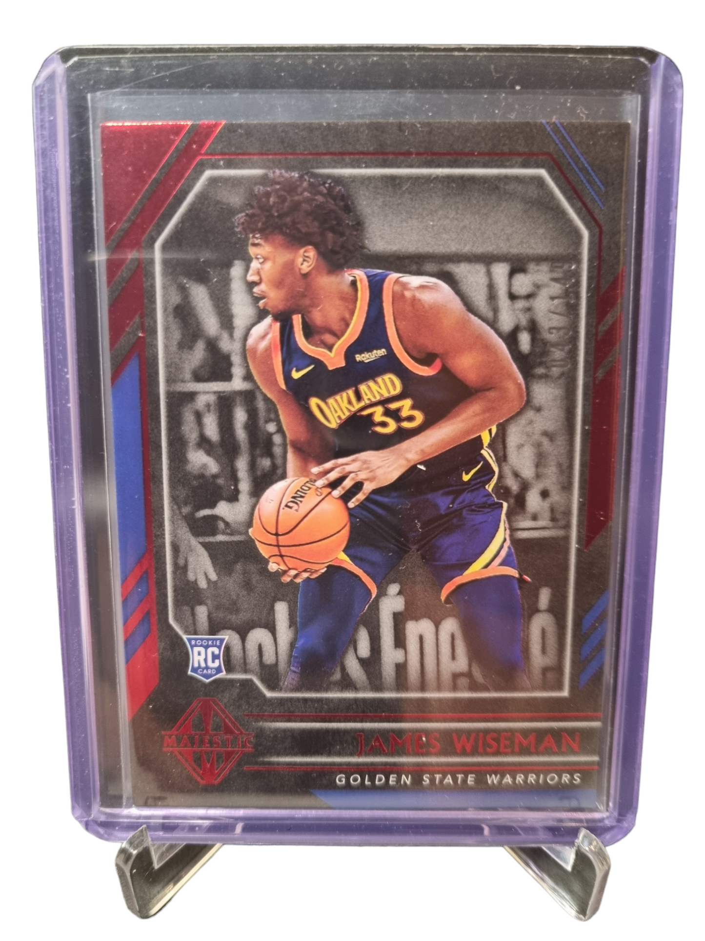 2020-21 Panini Chronicles Majestic #338 James Wiseman Rookie Card Majestic 043/149