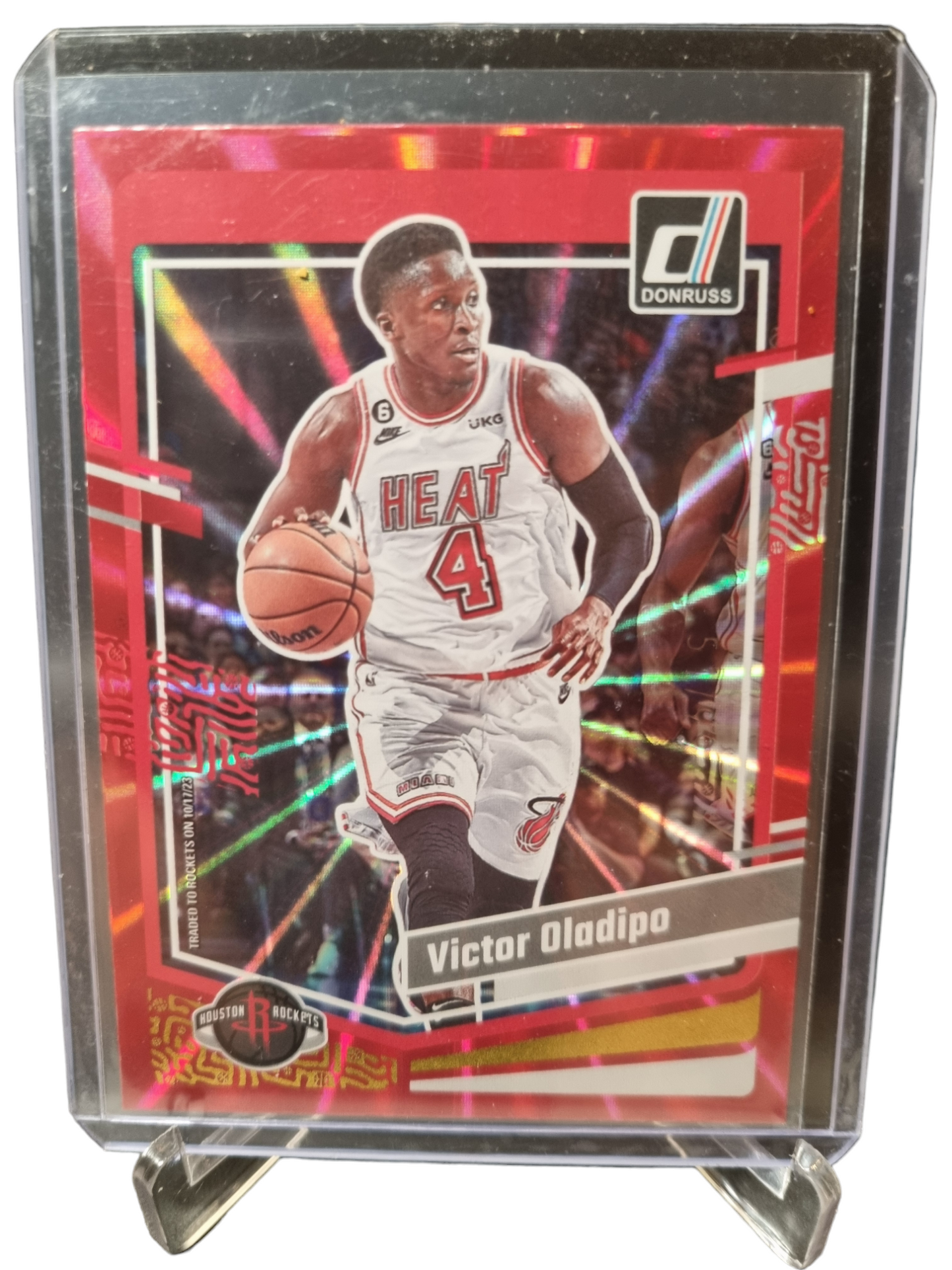 2023-24 Panini Donruss #173 Victor Oladipo Red Laser Holo 51/99