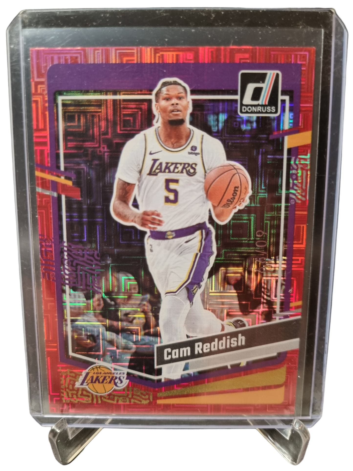 2023-24 Panini Donruss Choice #53 Cam Reddish Red Holo 60/99