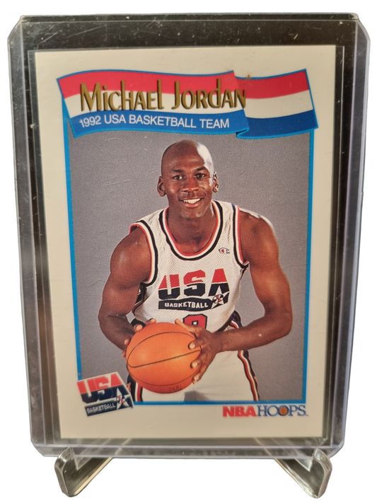1991 Hoops #579 Michael Jordan 1992 USA Basketball Team