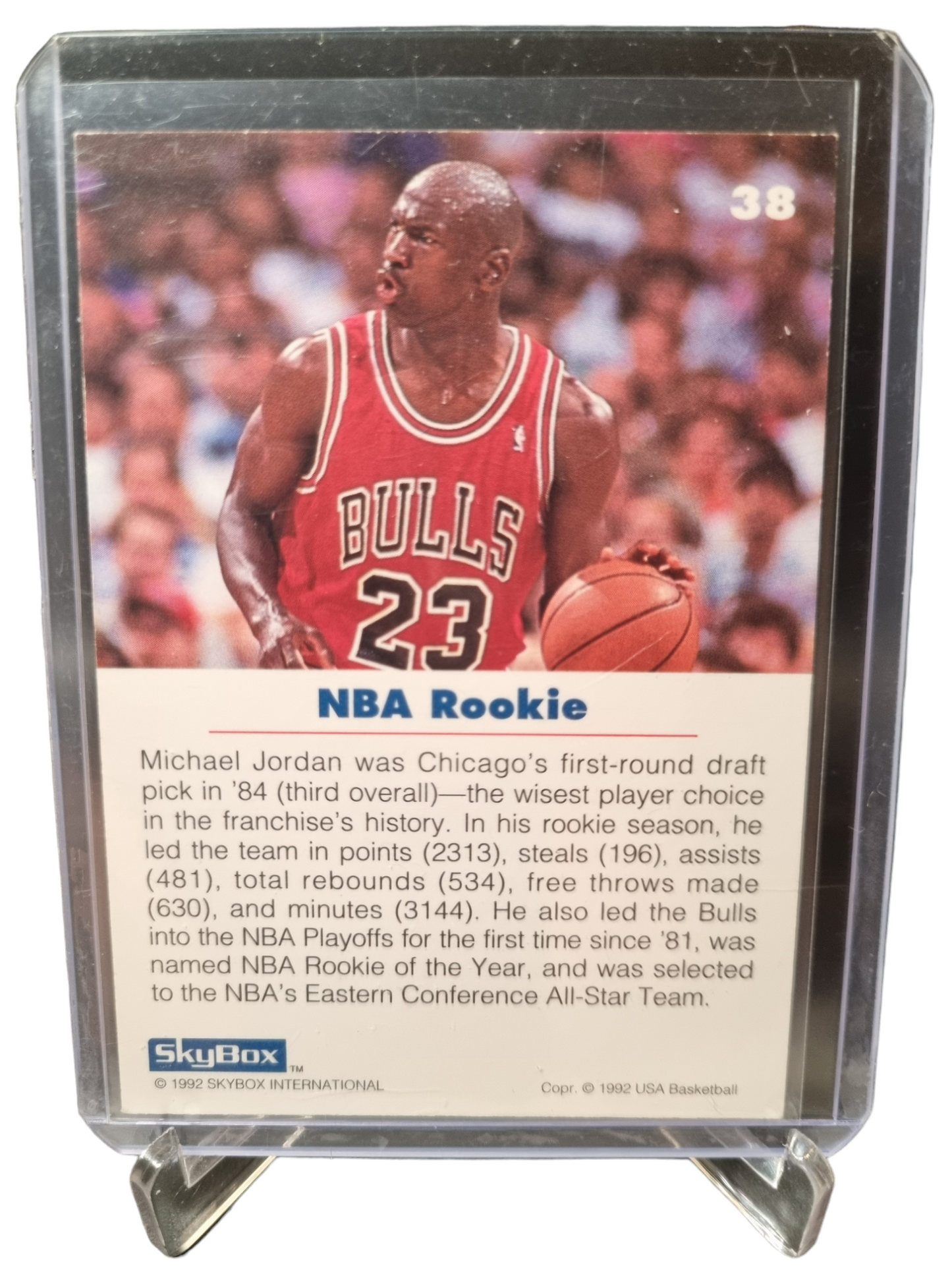 1992 Skybox #38 Michael Jordan USA Basketball NBA Rookie