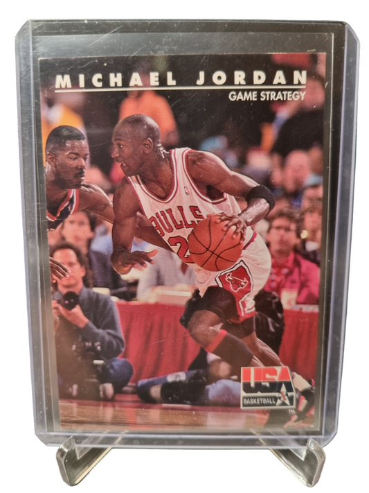 1992 Skybox #39 Michael Jordan USA Basketball Game Strategy