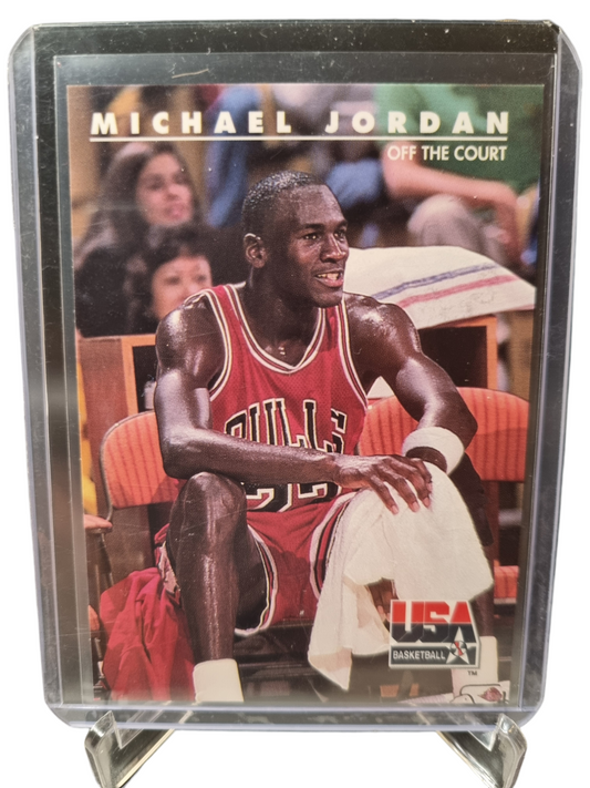 1992 Skybox #41 Michael Jordan USA Basketball Off The Court