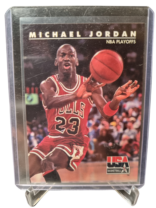 1992 Skybox #42 Michael Jordan USA Basketball NBA Playoffs