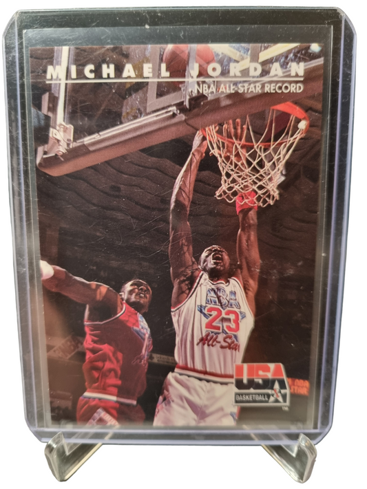 1992 Skybox #43 Michael Jordan USA Basketball NBA All-Star Record