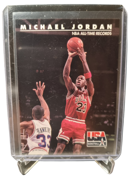1992 Skybox #45 Michael Jordan USA Basketball NBA All-Time Record