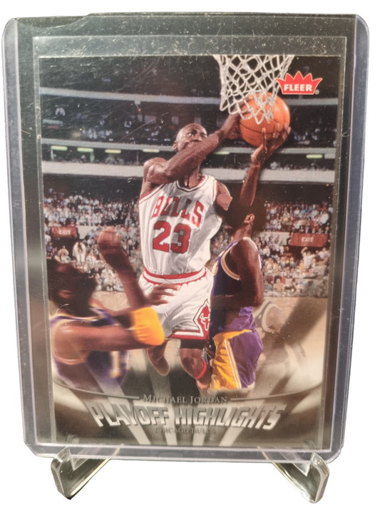 2007-08 Fleer #PH13 Michael Jordan Playoff Highlights