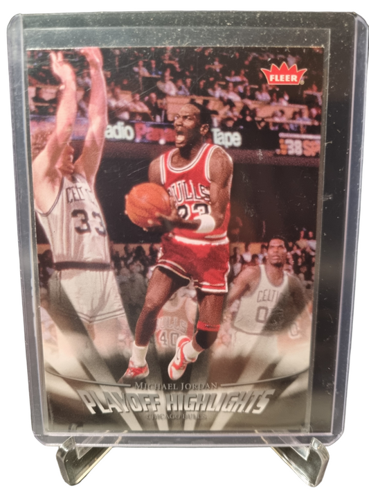 2007-08 Fleer #PH19 Michael Jordan Playoff Highlights