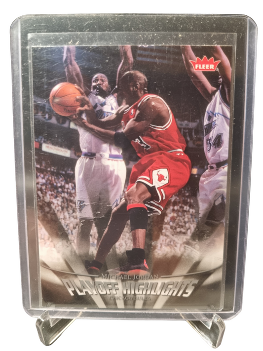 2007-08 Fleer #PH17 Michael Jordan Playoff Highlights