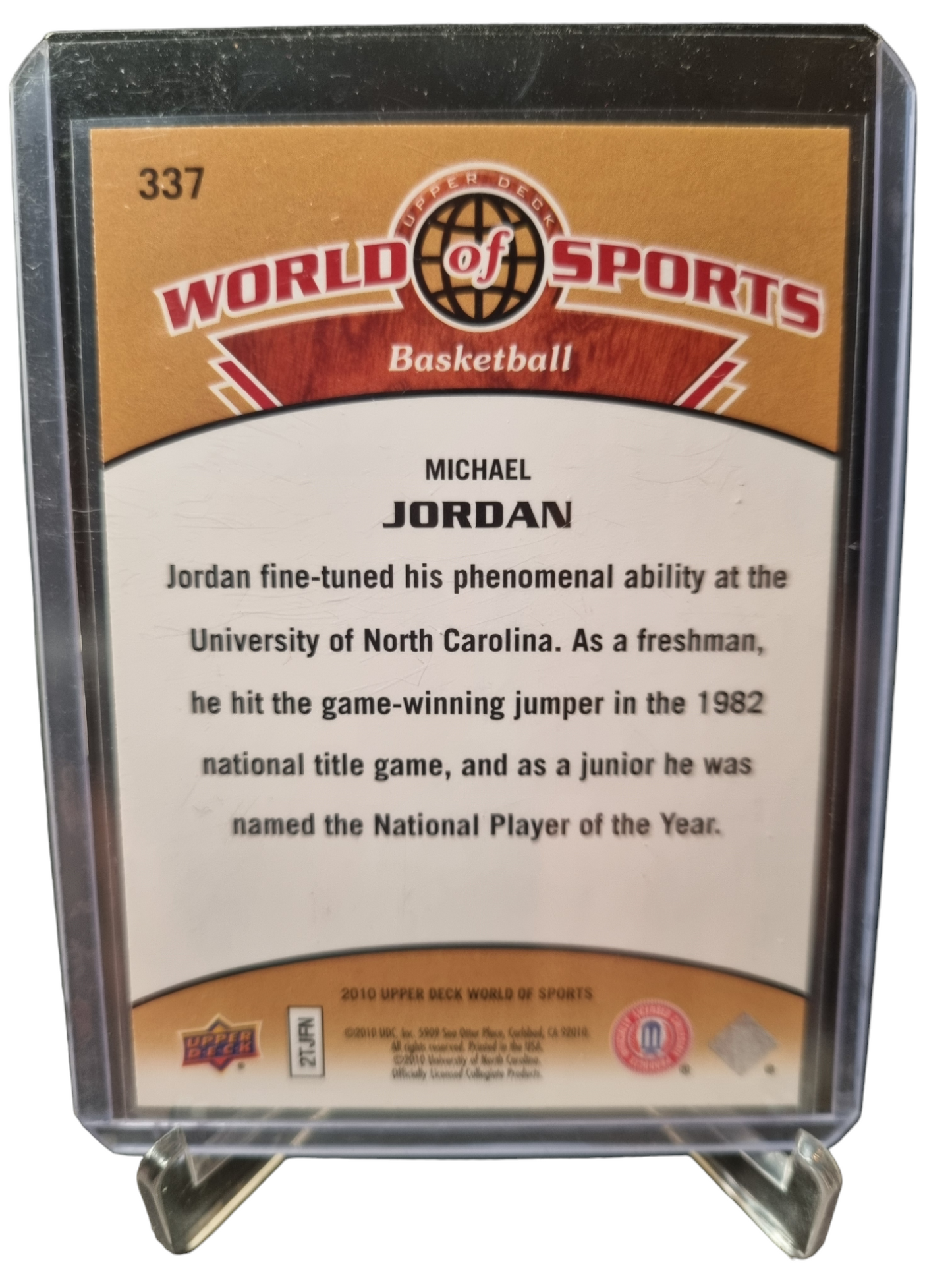 2010 Upper Deck #337 Michael Jordan World Of Sports