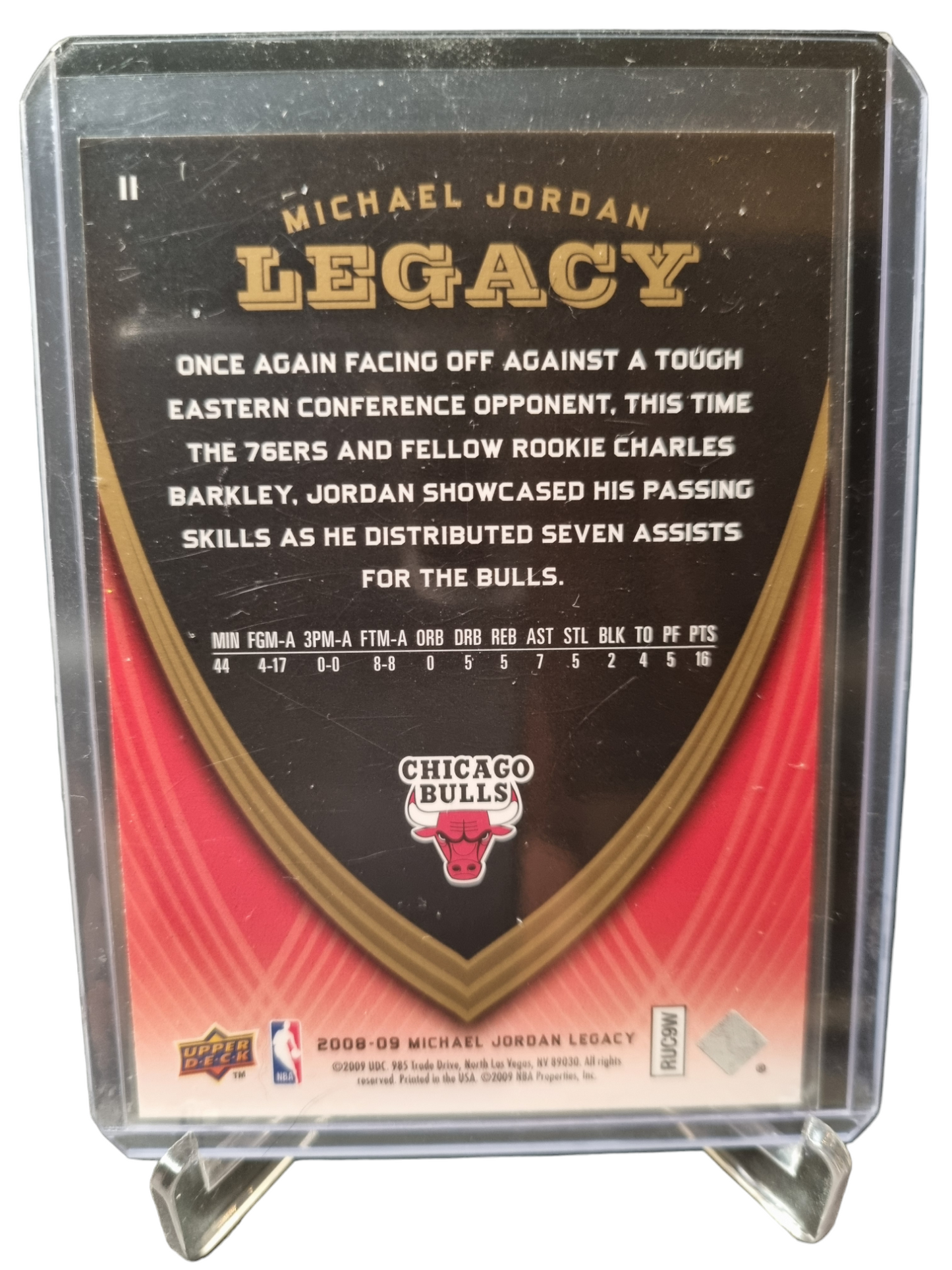 2008-09 Upper Deck #11 Michael Jordan Legacy