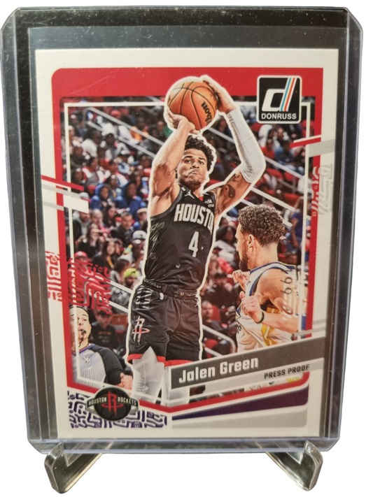 2023-24 Panini Donruss #116 Jalen Green Press Proof 164/199