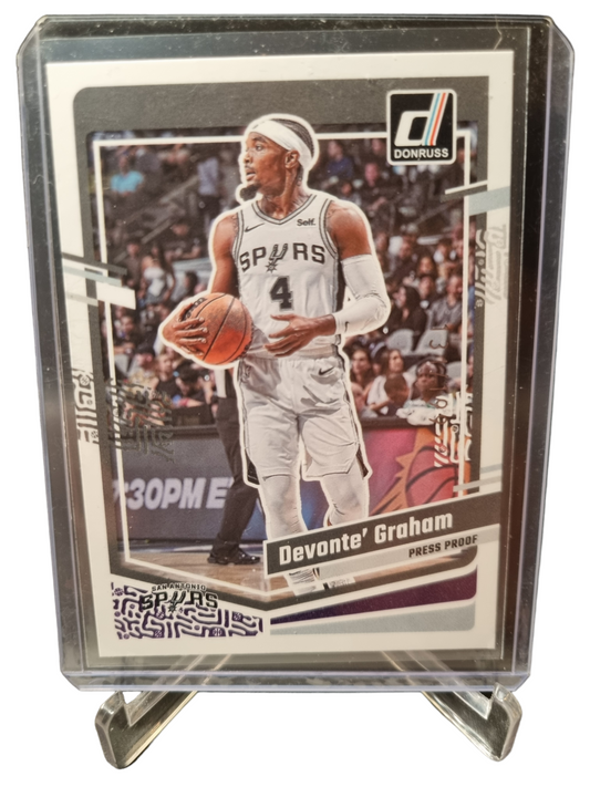 2023-24 Panini Donruss #59 Devonte Graham Press Proof 131/199