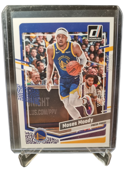 2023-24 Panini Donruss #84 Moses Moody Press Proof 163/199