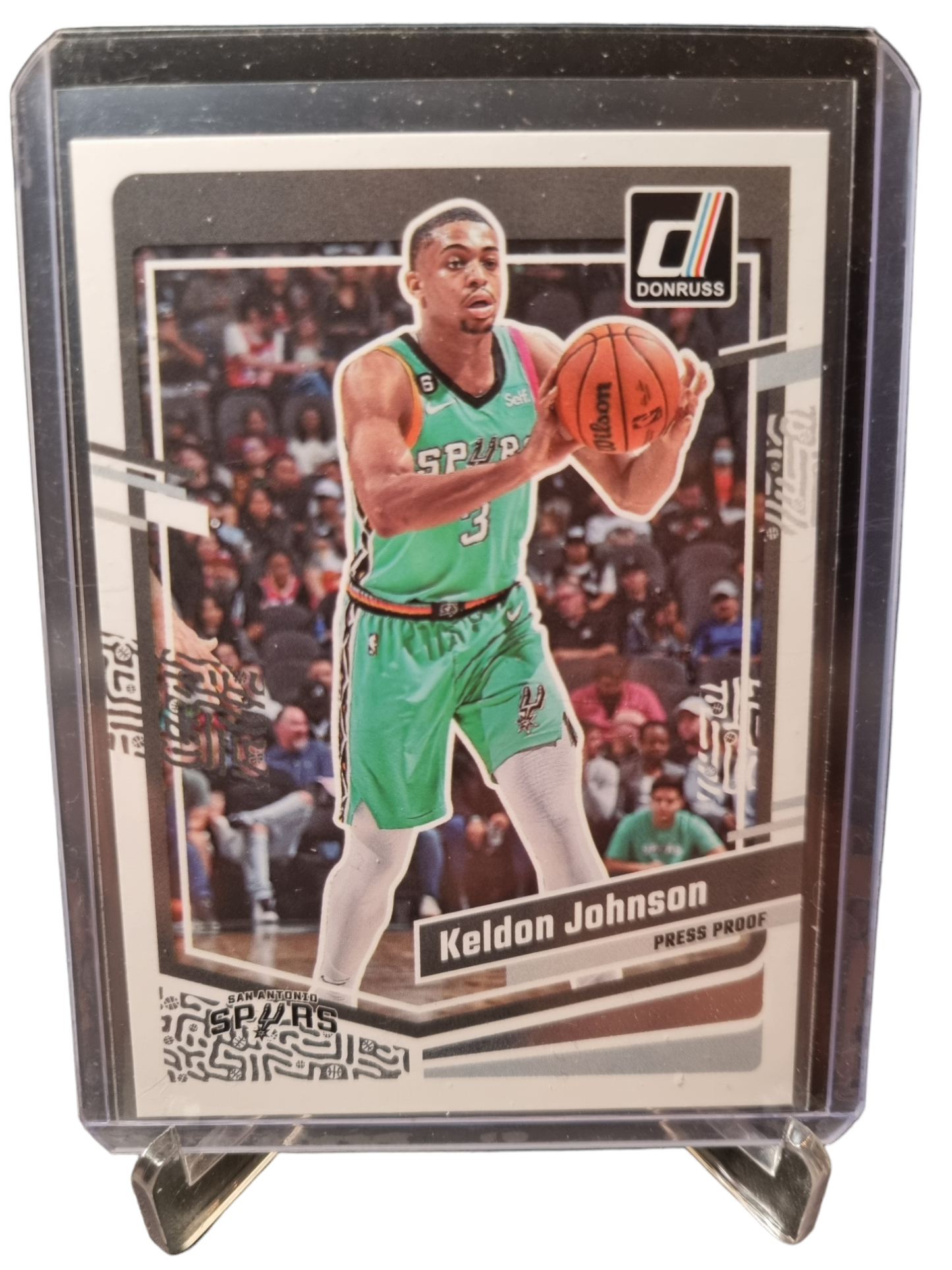 2023-24 Panini Donruss #50 Keldon Johnson Press Proof