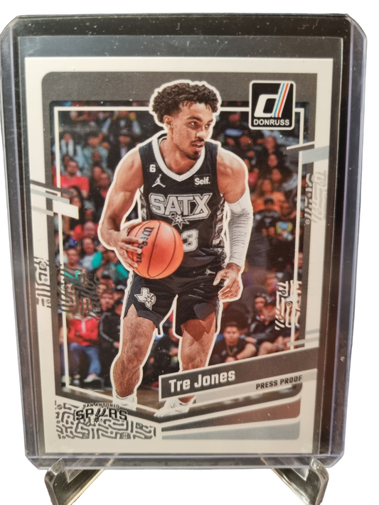 2023-24 Panini Donruss #161 Tre Jones Press Proof