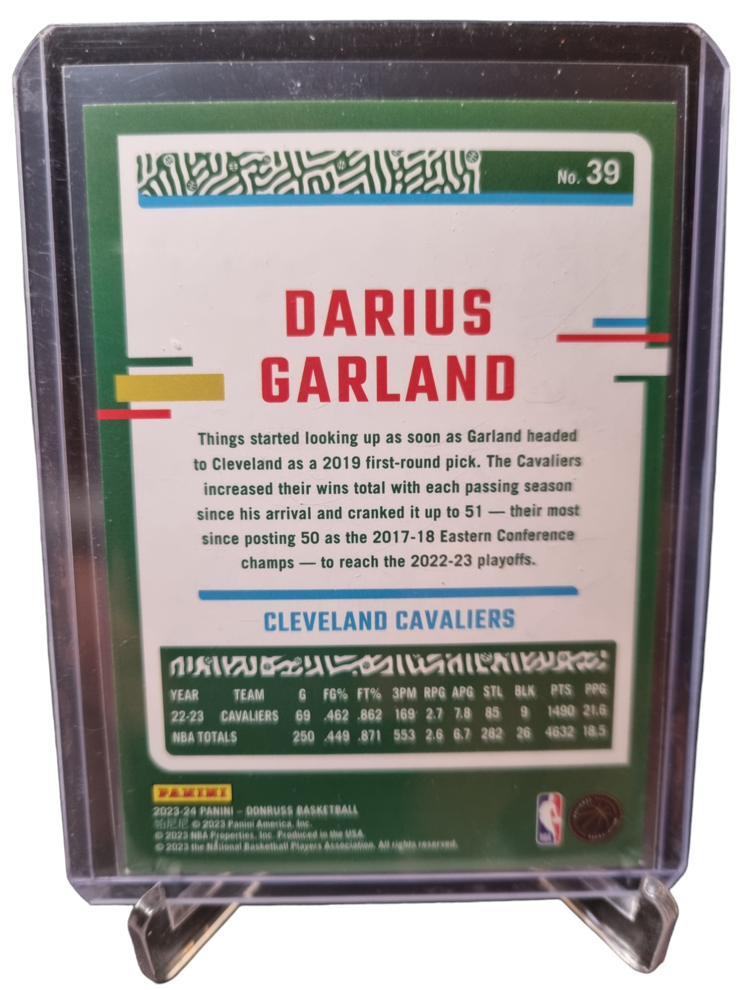 2023-24 Panini Donruss #39 Darius Garland Press Proof