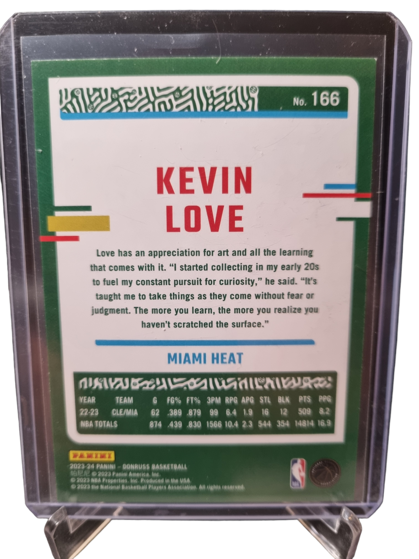 2023-24 Panini Donruss #166 Kevin Love Press Proof