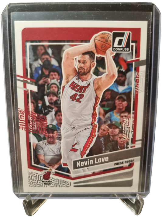 2023-24 Panini Donruss #166 Kevin Love Press Proof