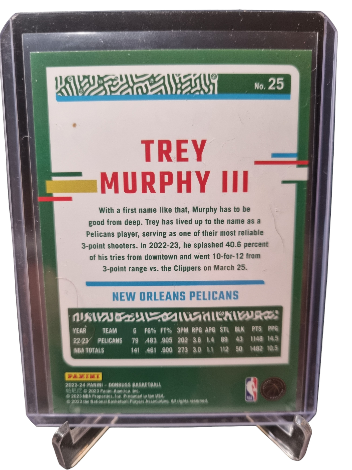 2023-24 Panini Donruss #25 Tre Murphy III Press Proof